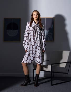 flarlı tunik elbise, 